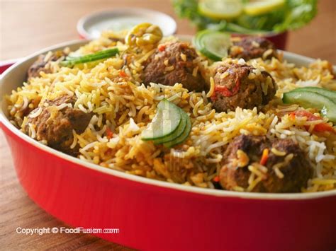 Kofta Biryani – Food Fusion