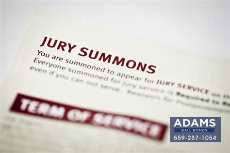 Understanding California’s Jury Duty | Adams Bail Bonds | Bail Bonds in ...