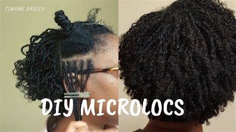 How To Install Micro Locs - Quick Tutorial - Two Strand Twist Method ...