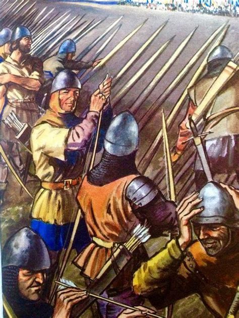 English Longbowmen, 100 Years War - The archers | Medieval history, Medieval war, Ancient warriors