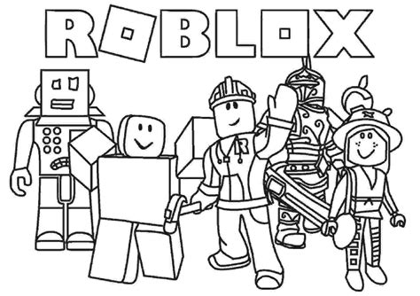 Roblox Coloring Pages For Kids