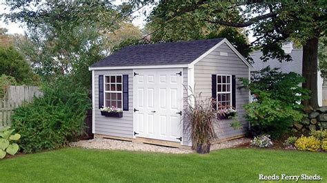 #12- Reeds Ferry 10x12 American Classic with vinyl siding | Backyard sheds, Shed, Shed plans