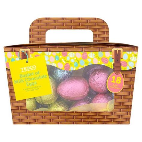 Egg Hunt Basket 340G | Tesco groceries, Easter chocolate, Easter eggs