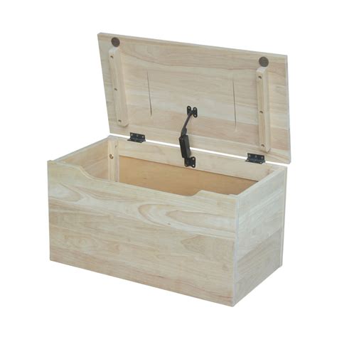 TC-922 22 inch Small Toy Box | Unfinished Furniture of Wilmington