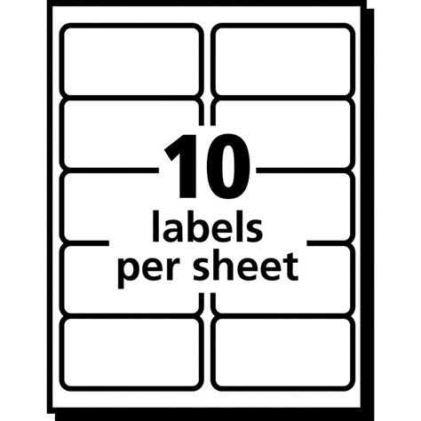 2X4 Label Template Free