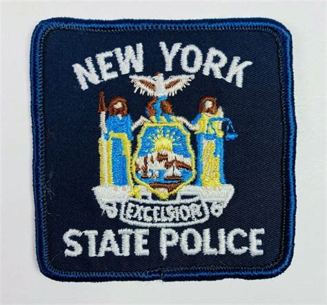 New York State Police Patch | State police, Police patches, Police