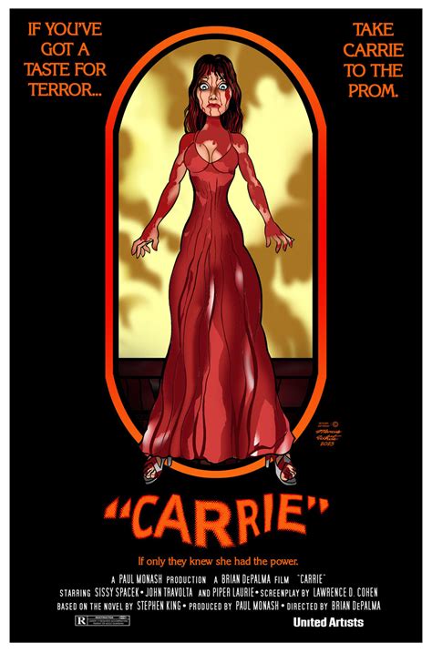 Carrie 1976 Movie Poster Art by MarcusTheArtist on DeviantArt