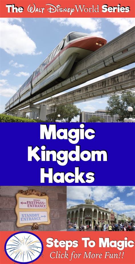 Magic Kingdom Hacks | Steps to Magic | Magic kingdom, Disney world tips and tricks, Magic ...