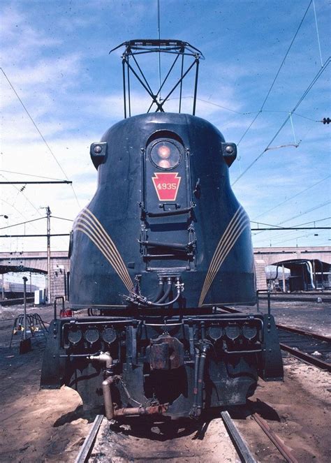 PRR GG1 4935 on the nose (lf14515) Tags: prr gg1 | Railroad photos, Vintage train, Pennsylvania ...