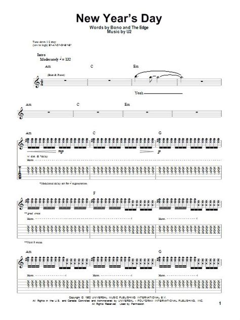 Taylor Swift New Year's Day Sheet Music Notes, Chords | Sheet music ...