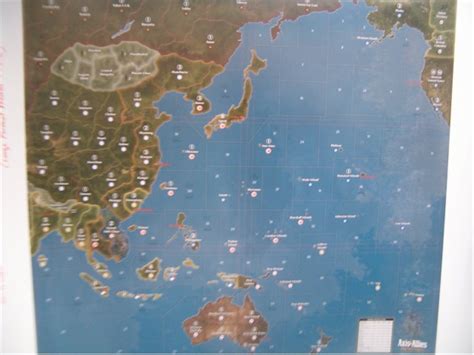 Axis And Allies 1940 Pacific Map