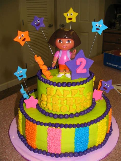 Dora Birthday Cake - CakeCentral.com