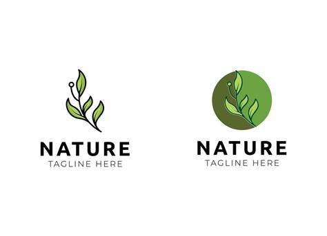 Nature Logo Design Template 17287555 Vector Art at Vecteezy