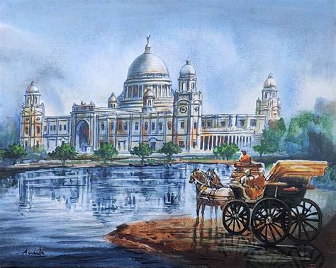 Victoria Memorial [24 X 30 inches] - Buy Original Indian Art at the ...