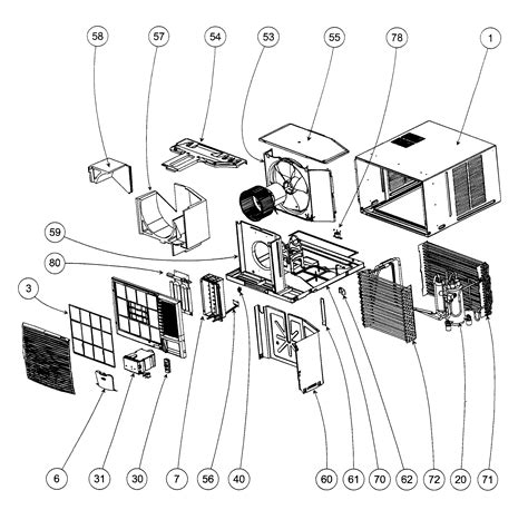 Frigidaire Air Conditioner Parts List : Frigidaire Lra074at70 Room Air Conditioner Parts Sears ...