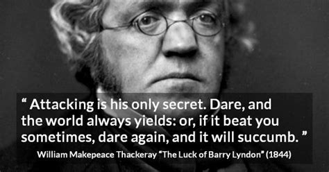 The Luck of Barry Lyndon quotes by William Makepeace Thackeray - Kwize