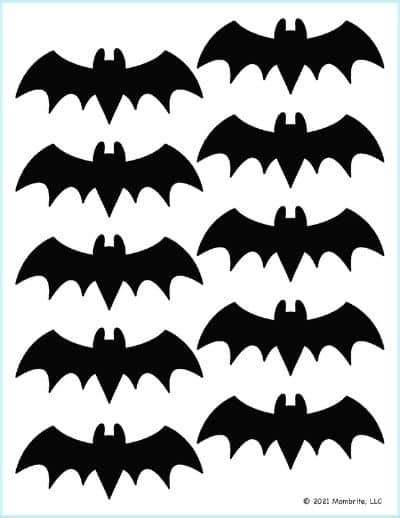 25 Free Printable Bat Templates | Mombrite