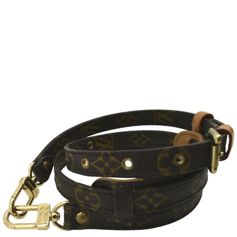 Louis Vuitton Monogram Canvas Shoulder Strap Brown