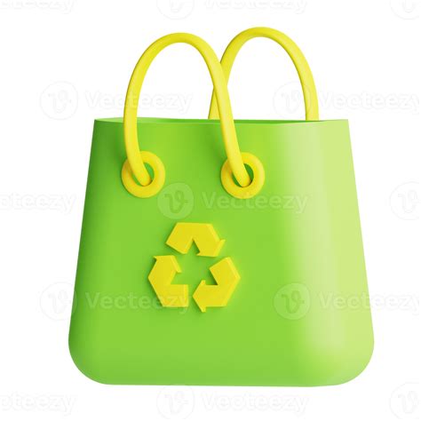 Free 3d Icon Eco Shopping Isolated on the Transparent Background 22955531 PNG with Transparent ...