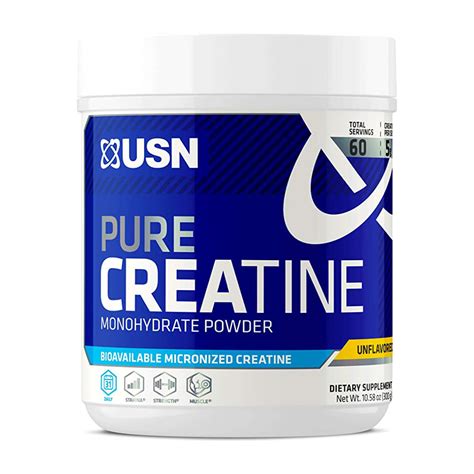 PURE CREATINE 300grs – Creatina USN - Suplex