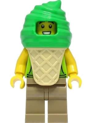 LEGO City Ice Cream Vendor Costume Guy Minifigure from 60328 - RareBrix