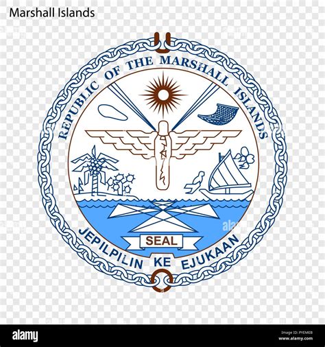 Emblem of Marshall Islands. National Symbol Stock Vector Image & Art - Alamy