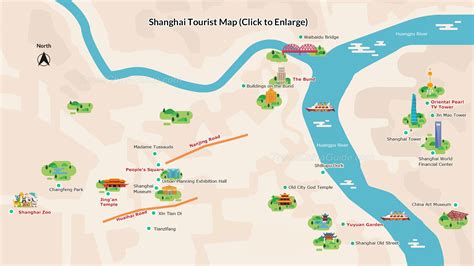 Shanghai Attractions Map