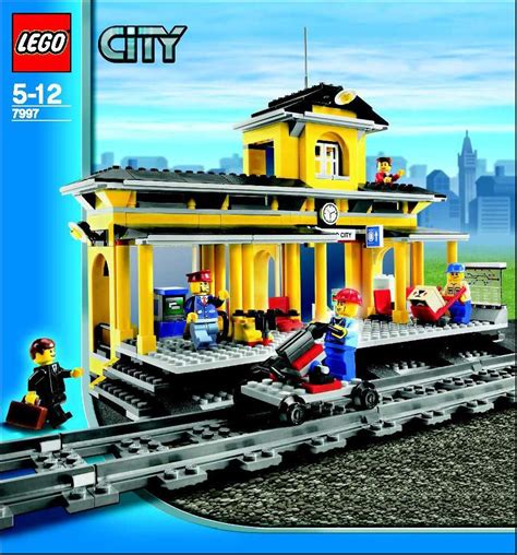 LEGO Train Station Instructions 7997, City | Lego train station, Lego trains, Lego city