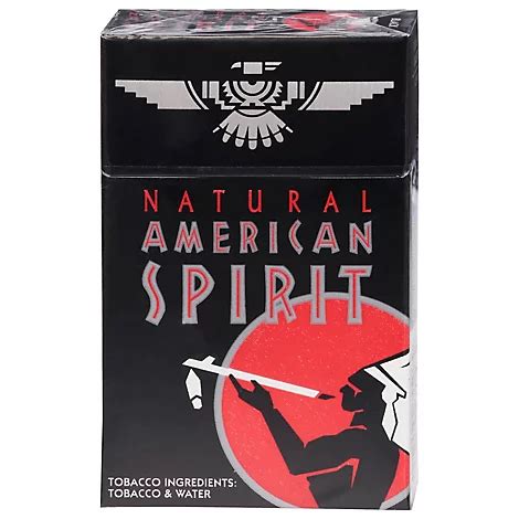 American Spirit Cigarettes Black Perique Box - Pack - Pavilions