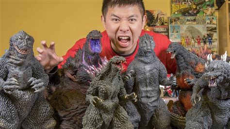 Gigantic Godzilla Figures from X-Plus - YouTube