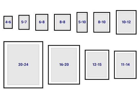 Picture Frame Sizes: Standard Frame Sizes for Photos & Artwork