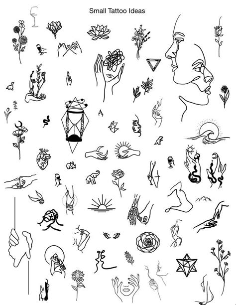 Small Tattoo Ideas | Cute and Simplistic Designs