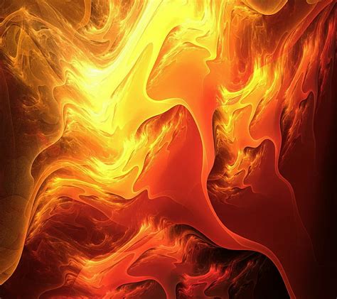 Fire Art, abstract, flame, orange, red, HD wallpaper | Peakpx