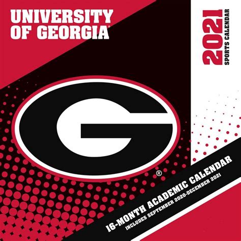 2021 Georgia Bulldogs Calendars | Sports-Calendars.com