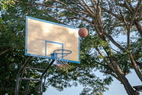 Swish - basketball goes through the hoop 8728062 Stock Photo at Vecteezy