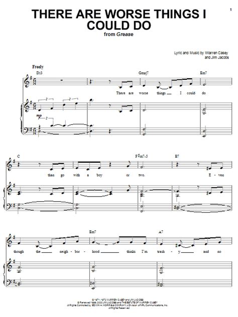 There Are Worse Things I Could Do | Sheet Music Direct