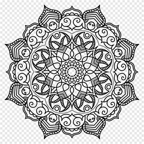 สมุดระบายสี Mandala ลวดลายการทำสมาธิ Mandala, พื้นที่, ศิลปะ png | PNGEgg