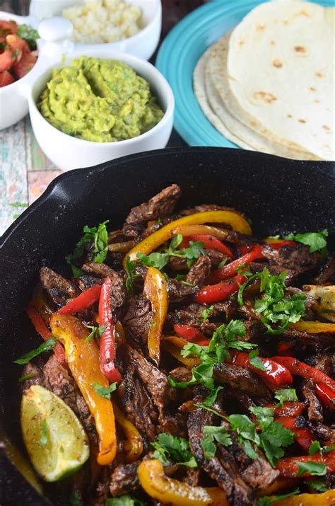 Skirt Steak Fajitas | Skirt steak fajitas, Steak fajita recipe, Steak fajitas