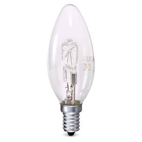 10 x Opus 42W = 60W Candle Ses E14 Small Screw Cap Long Life Clear Eco Halogen Light Bulb ...