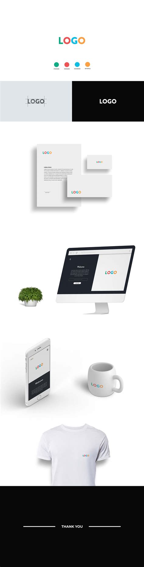 Logo Design Presentation Mockup - Free Download