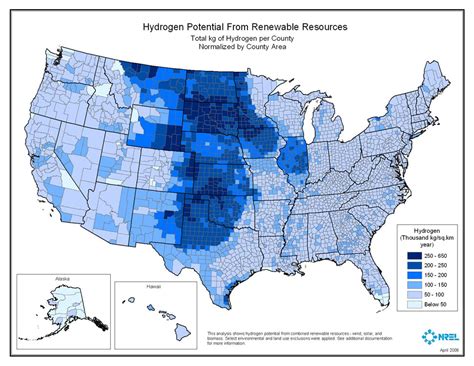 Hydrogen Resource Data, Tools, and Maps | Geospatial Data Science | NREL