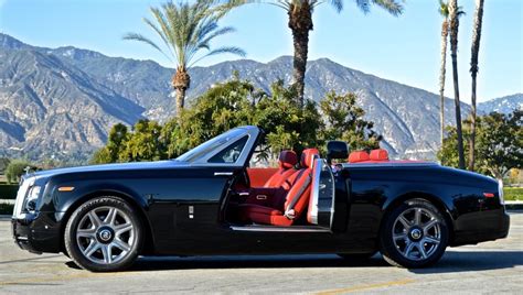 Rolls Royce 2-Door Convertible Black & Red - Exotic Cars - UNIQ Los Angeles