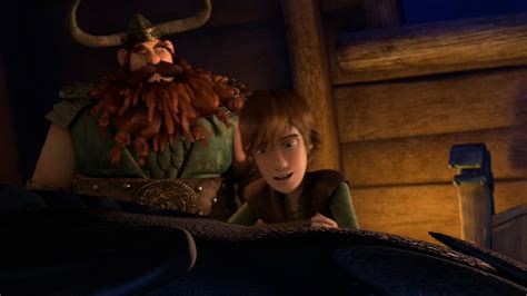 Image - Stoick coming up to Hiccup who is working on measurements.jpg | How to Train Your Dragon ...