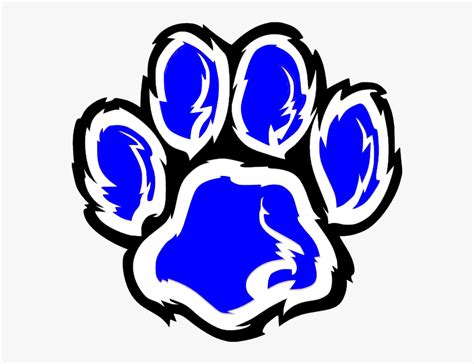 Wildcat Paw 3 Svg Clip Arts - Wildcat Paw Clipart, HD Png Download , Transparent Png Image - PNGitem