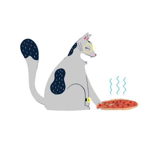 Hungry Cat GIF by Quarks - Find & Share on GIPHY