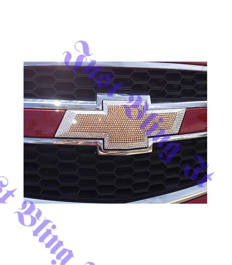 Chevrolet Camaro Bowtie Front Bling Emblem With Swarovski Crystals ...