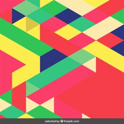 Free Vector | Colorful geometric background