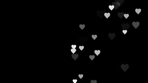 Hearts with Black Background (40+ pictures) - WallpaperSet