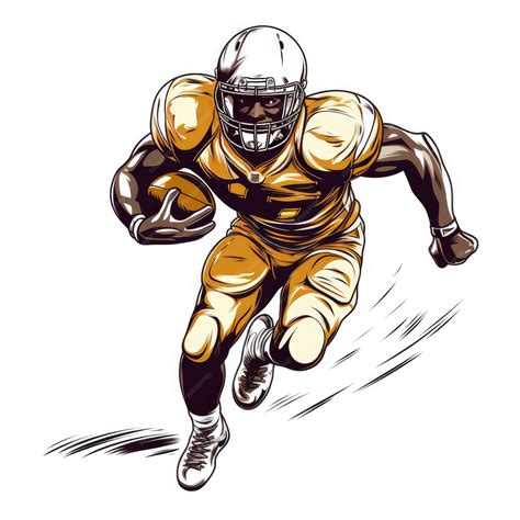 Premium AI Image | Funky Fantasy Football Cartoon Clip Art with ...