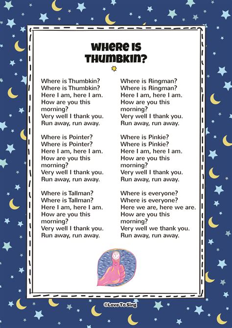 Where Is Thumbkin Kids Song | FREE Video Song & Lyrics | Where is thumbkin, Children songs ...